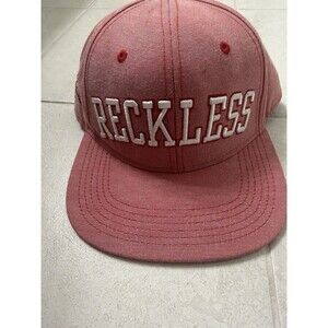 Young & Reckless Y&R Snapback Hat Cap Wool Blend Faded Red